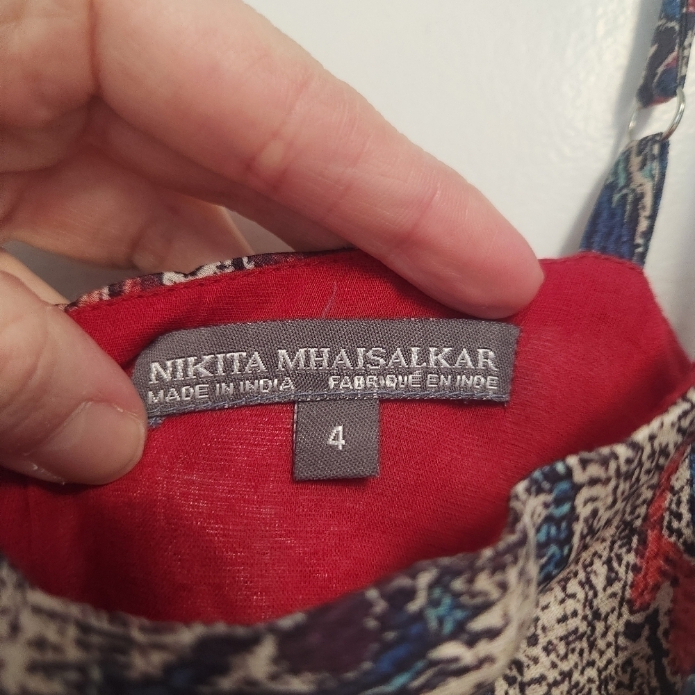 EUC Anthropologie Nikita Mhaisalkar Tiered Maxi Dress, Size 4 - Picture 11 of 16